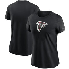 Atlanta Falcons Women's Logo Essential T-Shirt - Black - Nike