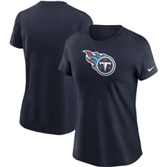 Tennessee Titans Women's Logo Essential T-Shirt - Navy - Nike