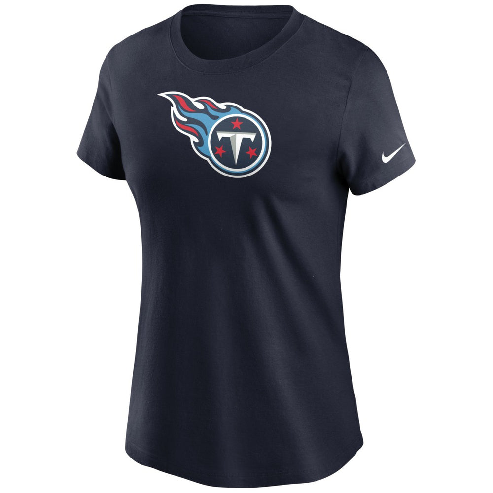 Tennessee Titans Women's Logo Essential T-Shirt - Navy - Nike