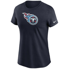 Tennessee Titans Women's Logo Essential T-Shirt - Navy - Nike