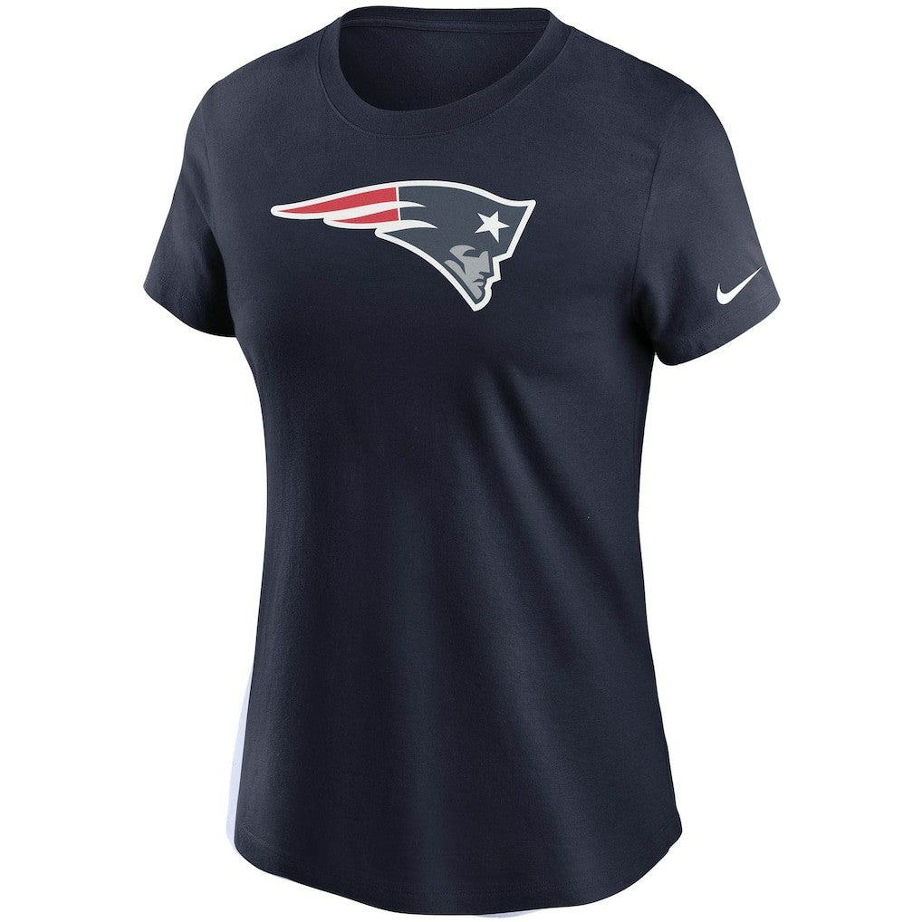New England Patriots Women's Logo Essential T-Shirt - Navy - Nike