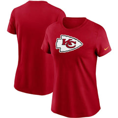 Kansas City Chiefs Women's Logo Essential T-Shirt - Red - Nike