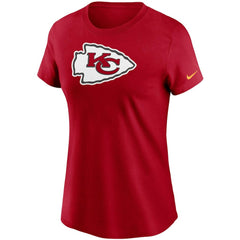 Kansas City Chiefs Women's Logo Essential T-Shirt - Red - Nike