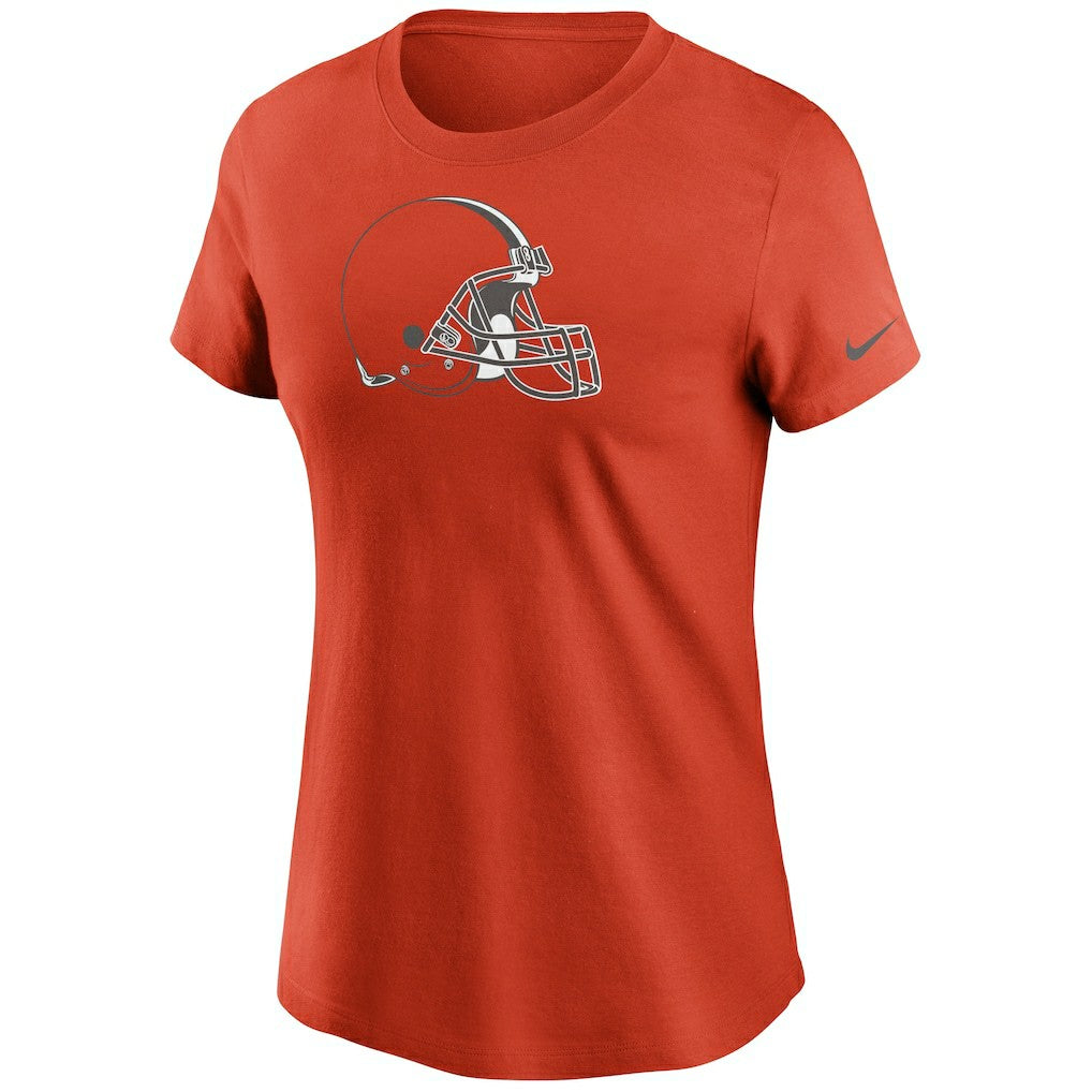Cleveland Browns Women's Logo Essential T-Shirt - Orange - Nike