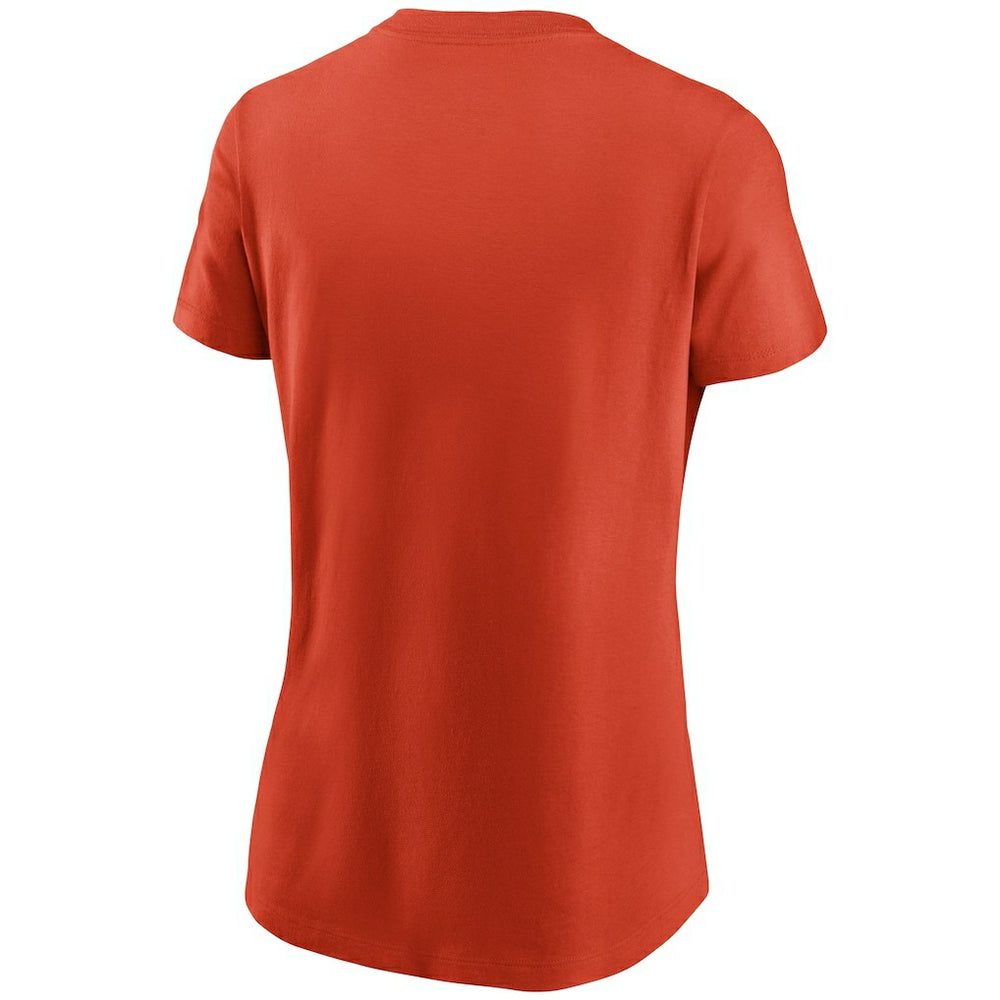 Cleveland Browns Women's Logo Essential T-Shirt - Orange - Nike