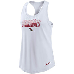 Arizona Cardinals Women's Light Impact Performance Racerback Tank Top - White - Nike