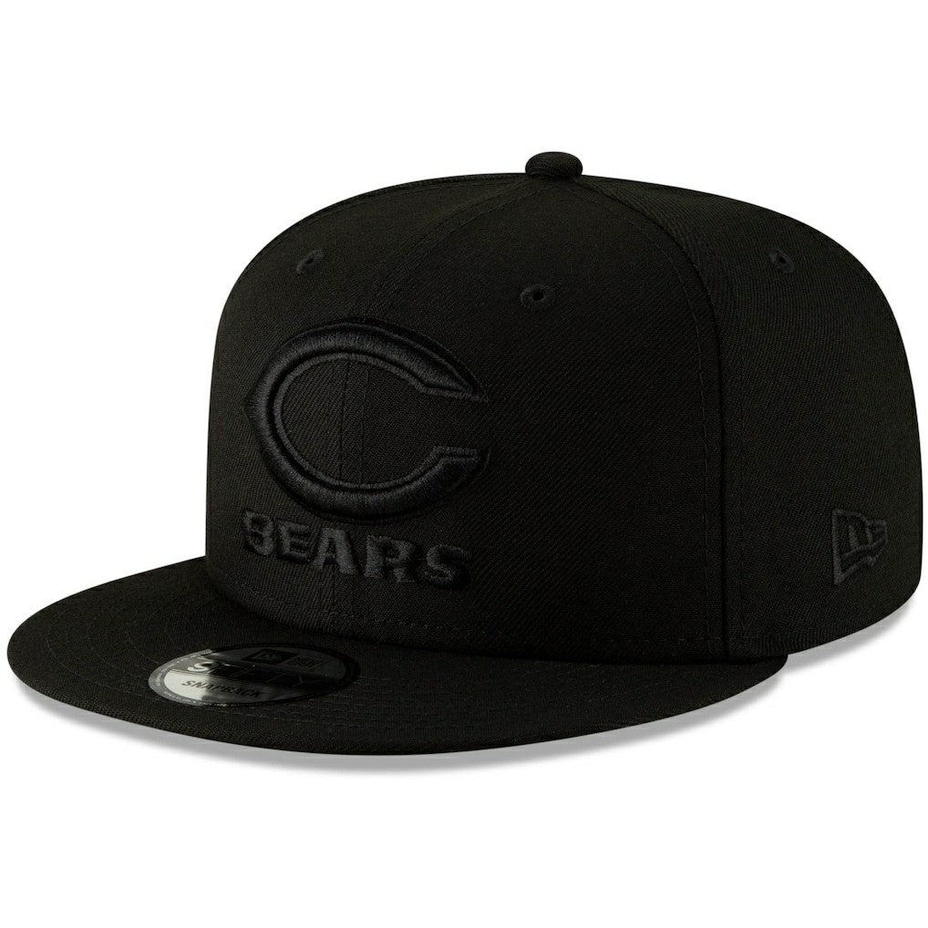 Chicago Bears New Era 9FIFTY Adjustable Snapback Hat - Black - NFL