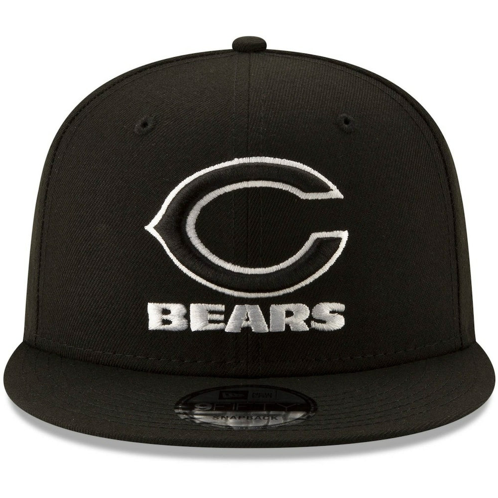 Chicago Bears New Era B-Dub 9FIFTY Adjustable Snapback Hat - Black - NFL