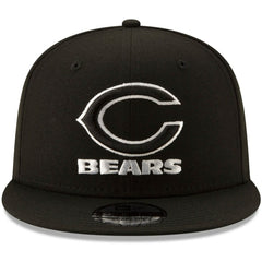Chicago Bears New Era B-Dub 9FIFTY Adjustable Snapback Hat - Black - NFL