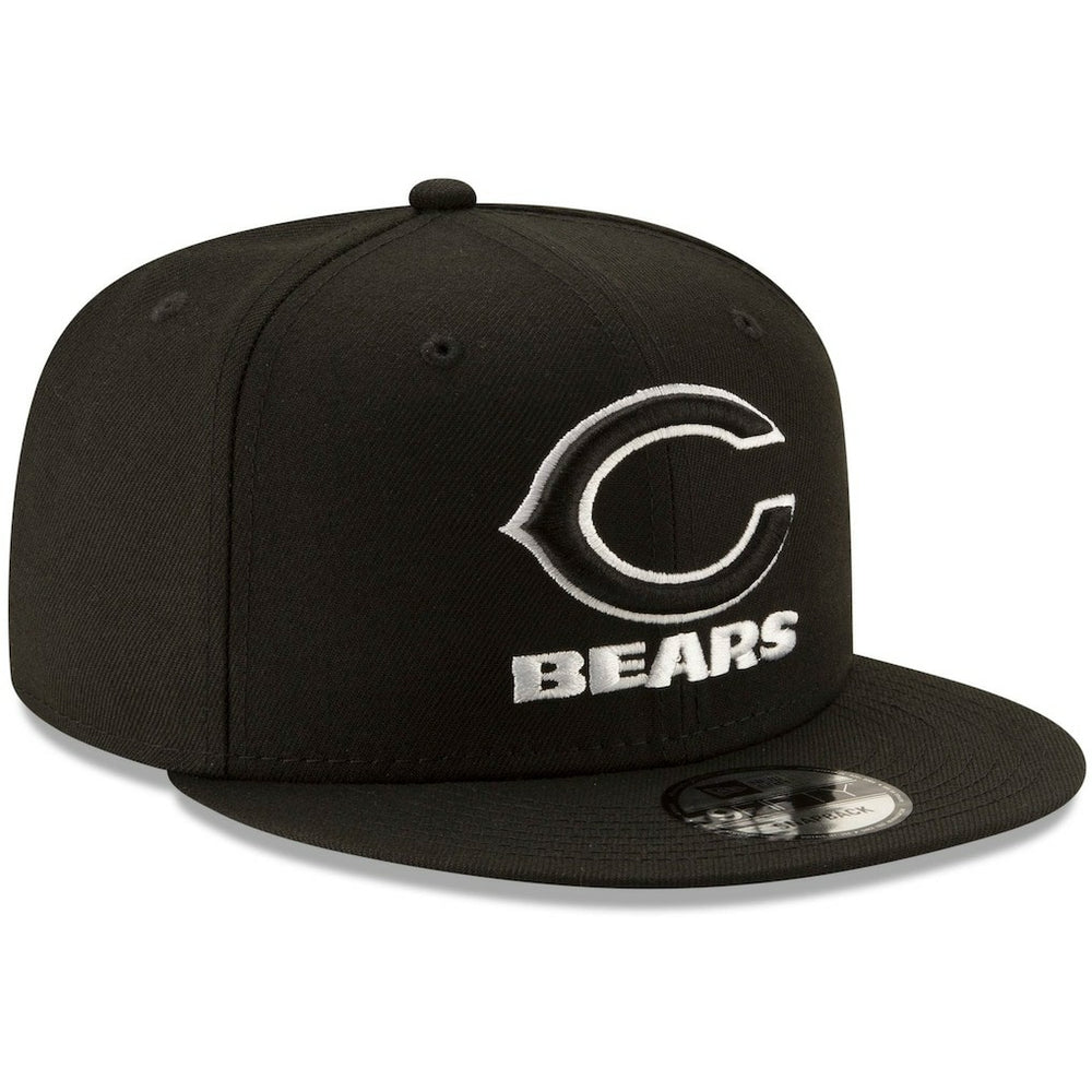 Chicago Bears New Era B-Dub 9FIFTY Adjustable Snapback Hat - Black - NFL