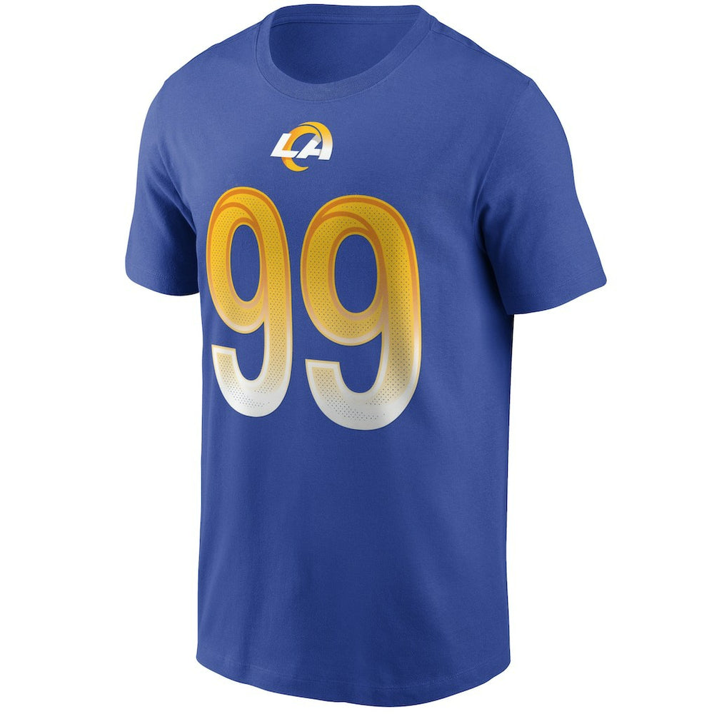 Aaron Donald Los Angeles Rams Name & Number T-Shirt - Royal - Nike