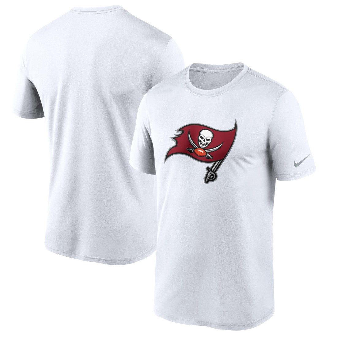 Tampa Bay Buccaneers Logo Essential Legend Performance T-Shirt - White - Nike