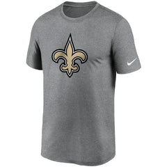 New Orleans Saints Logo Essential Legend Performance T-Shirt - Heathered Charcoal - Nike