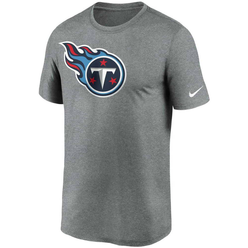 Tennessee Titans Logo Essential Legend Performance T-Shirt - Heathered Charcoal - Nike