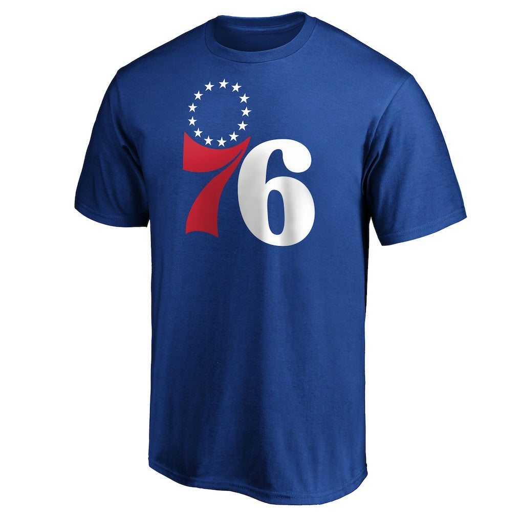 Joel Embiid Philadelphia 76ers Team Playmaker Name & Number T-Shirt Royal