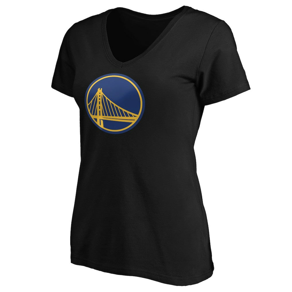 Stephen Curry Golden State Warriors Women's Playmaker Name & Number V-Neck T-Shirt Black