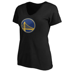 Stephen Curry Golden State Warriors Women's Playmaker Name & Number V-Neck T-Shirt Black