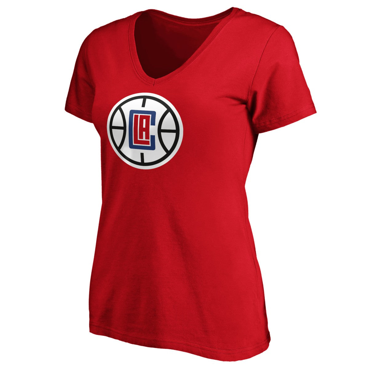 Fanatics Paul George LA Clippers Women's Playmaker Name & Number V-Neck T-Shirt Red