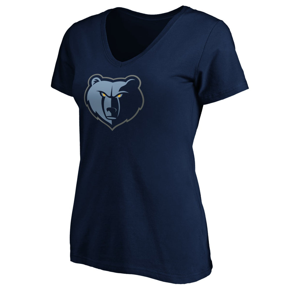 Ja Morant Memphis Grizzlies Women's Playmaker Name & Number V-Neck T-Shirt Navy