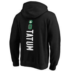 Jayson Tatum Boston Celtics Playmaker Name & Number Pullover Hoodie Black