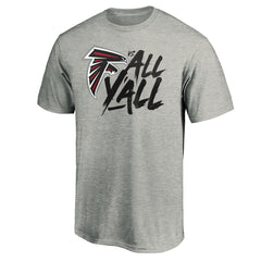 Atlanta Falcons Falcons vs. All Y'all T-Shirt - Heather Gray - NFL