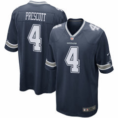 Dak Prescott Dallas Cowboys Game Team Jersey - Navy - Nike