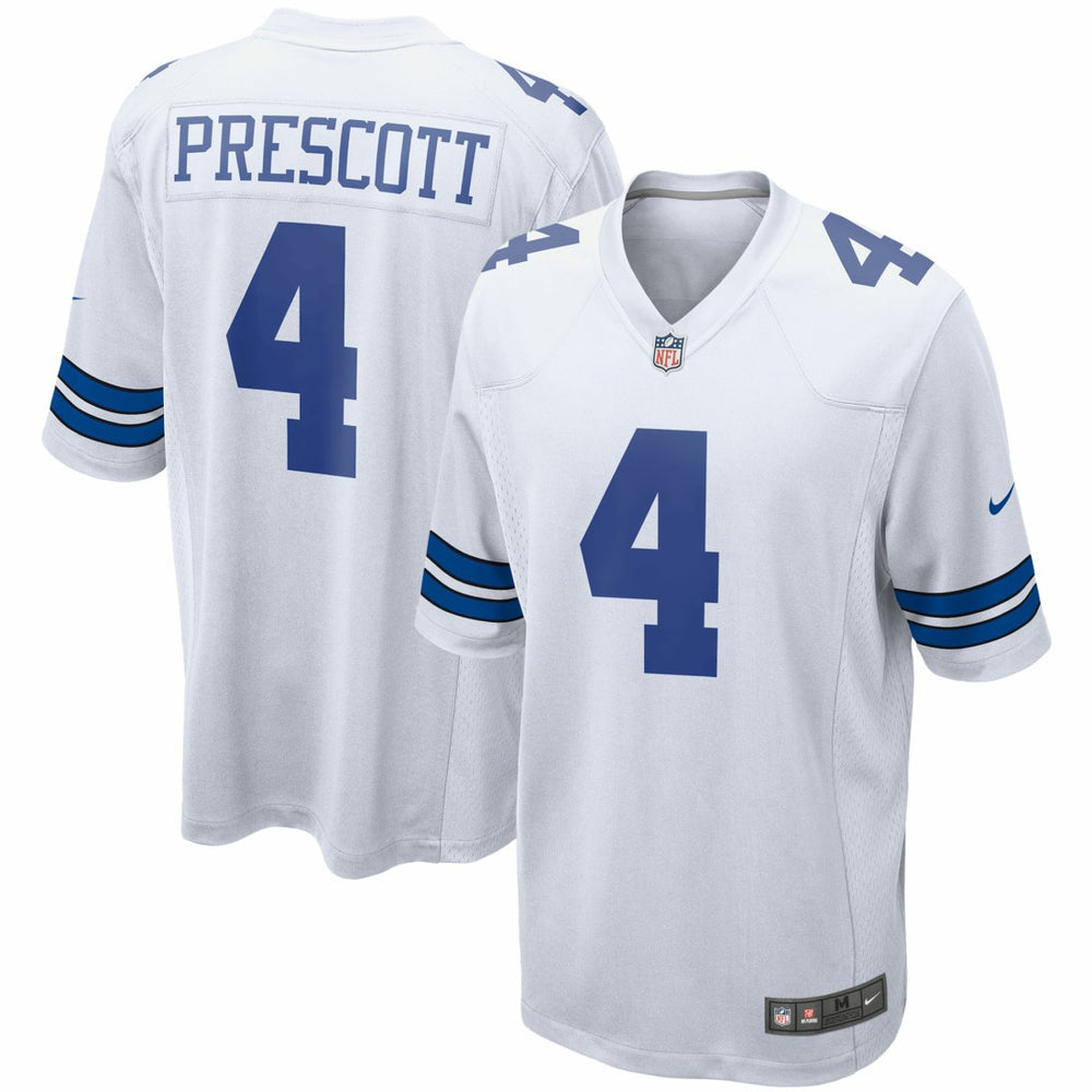 Dak Prescott Dallas Cowboys Game Team Jersey - White - Nike