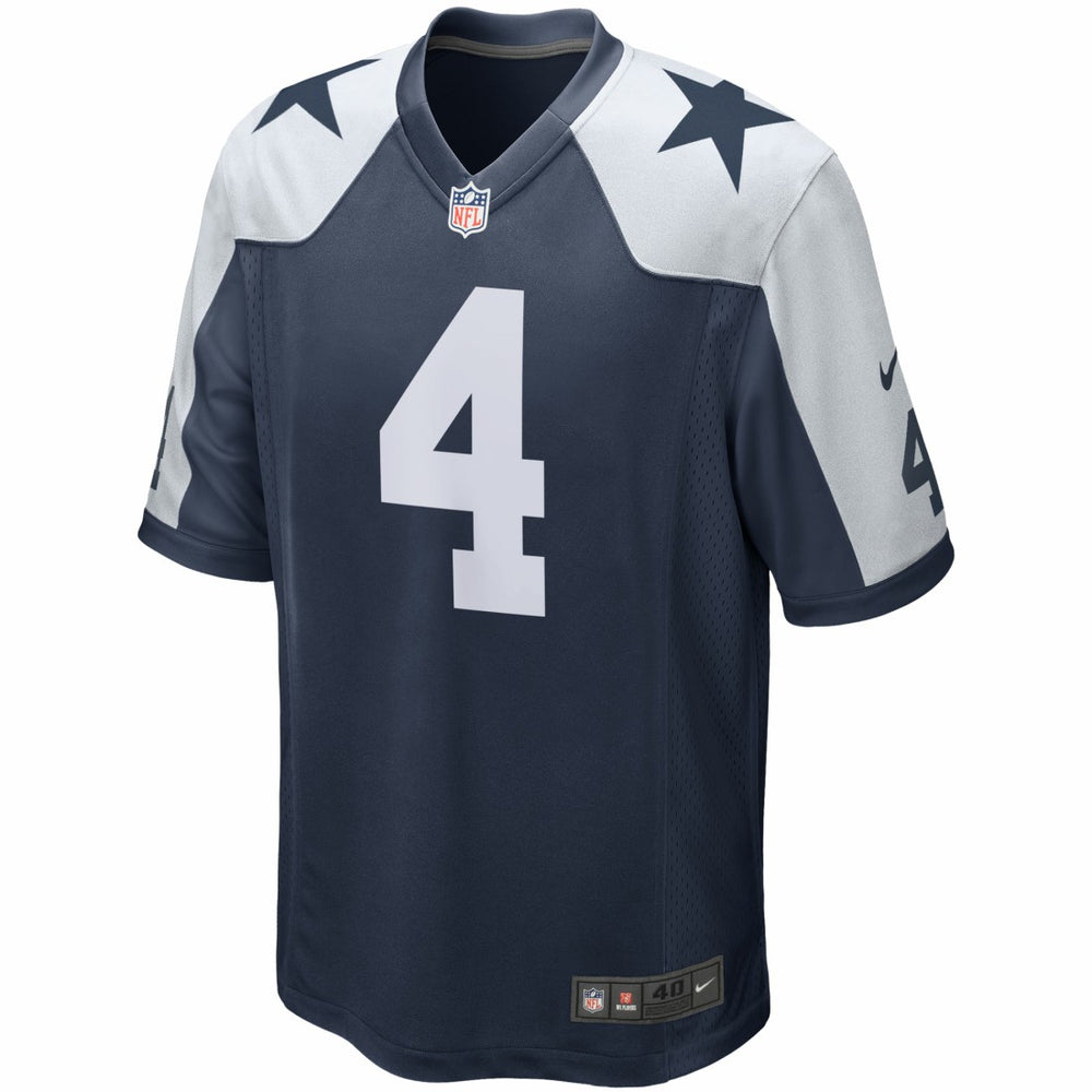 Dak Prescott Dallas Cowboys Alternate Game Team Jersey - Navy - Nike