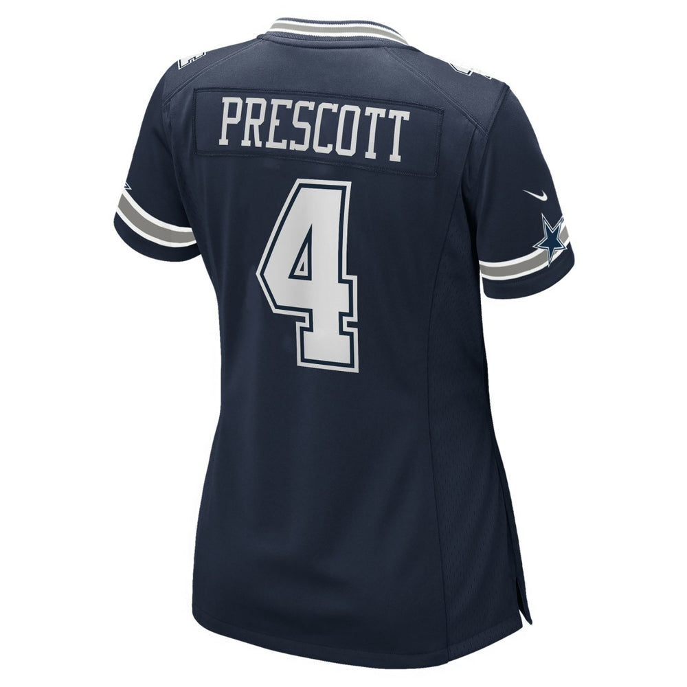 Dak Prescott Dallas Cowboys Women's Game Team Jersey - Navy - Nike
