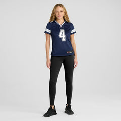 Dak Prescott Dallas Cowboys Women's Game Team Jersey - Navy - Nike