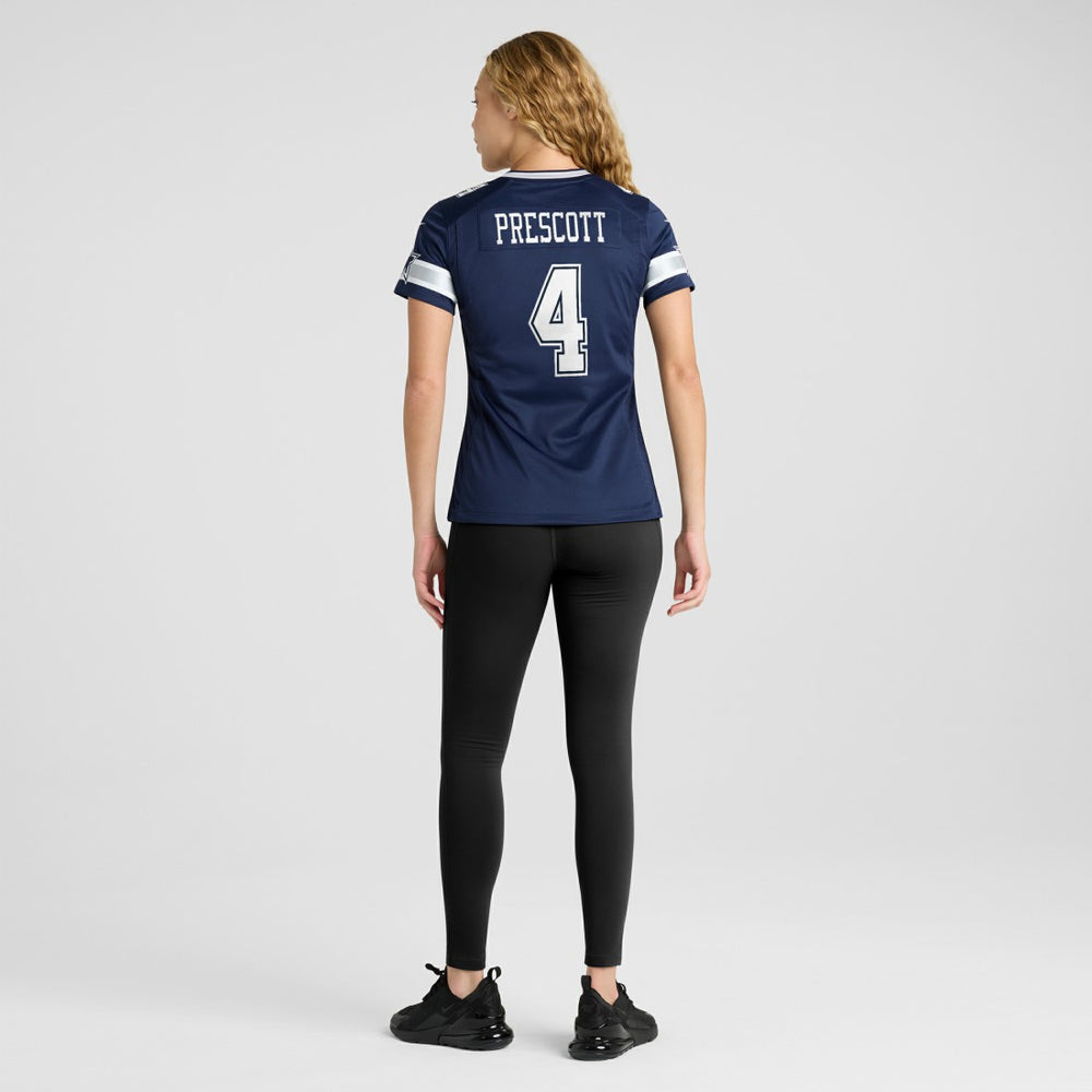 Dak Prescott Dallas Cowboys Women's Game Team Jersey - Navy - Nike