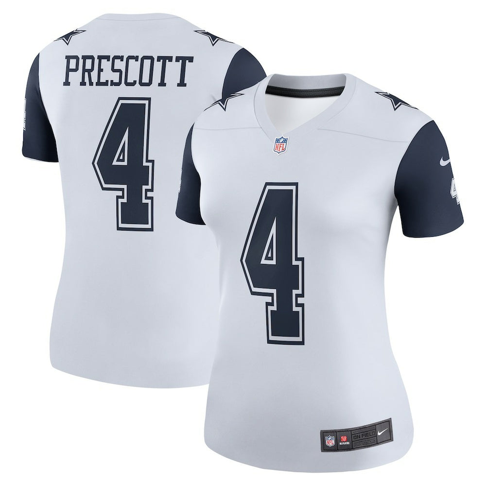 Dak Prescott Dallas Cowboys Women's Legend Player Performance Top - White - Nike