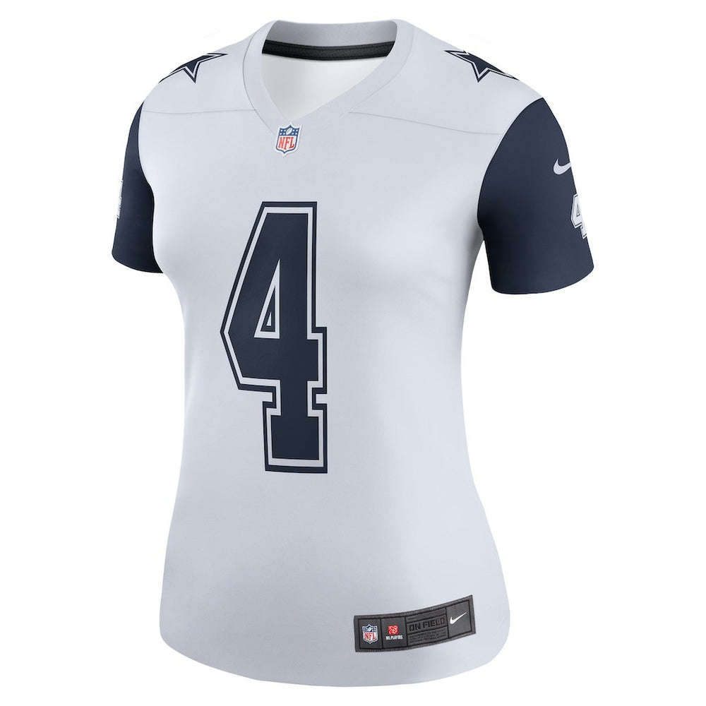 Dak Prescott Dallas Cowboys Women's Legend Player Performance Top - White - Nike