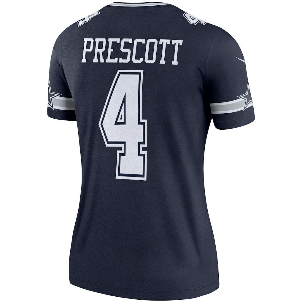 Dak Prescott Dallas Cowboys Women's Legend Player Performance Top - Navy - Nike