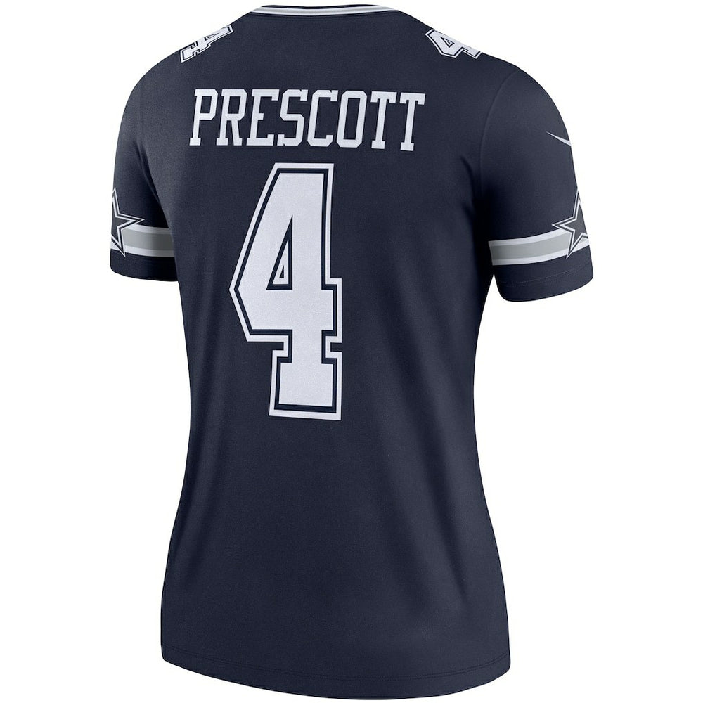 Dak Prescott Dallas Cowboys Women's Legend Player Performance Top - Navy - Nike