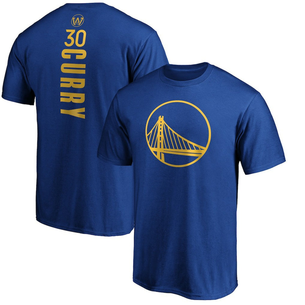 Fanatics Stephen Curry Golden State Warriors Team Playmaker Name & Number T-Shirt Royal
