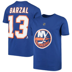 Mathew Barzal New York Islanders Youth Player Name & Number T-Shirt - Royal | NHL on sale