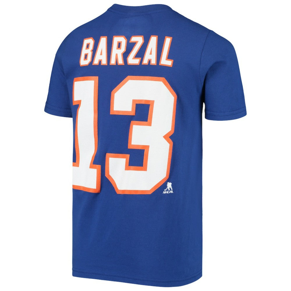 Mathew Barzal New York Islanders Youth Player Name & Number T-Shirt - Royal | NHL on sale