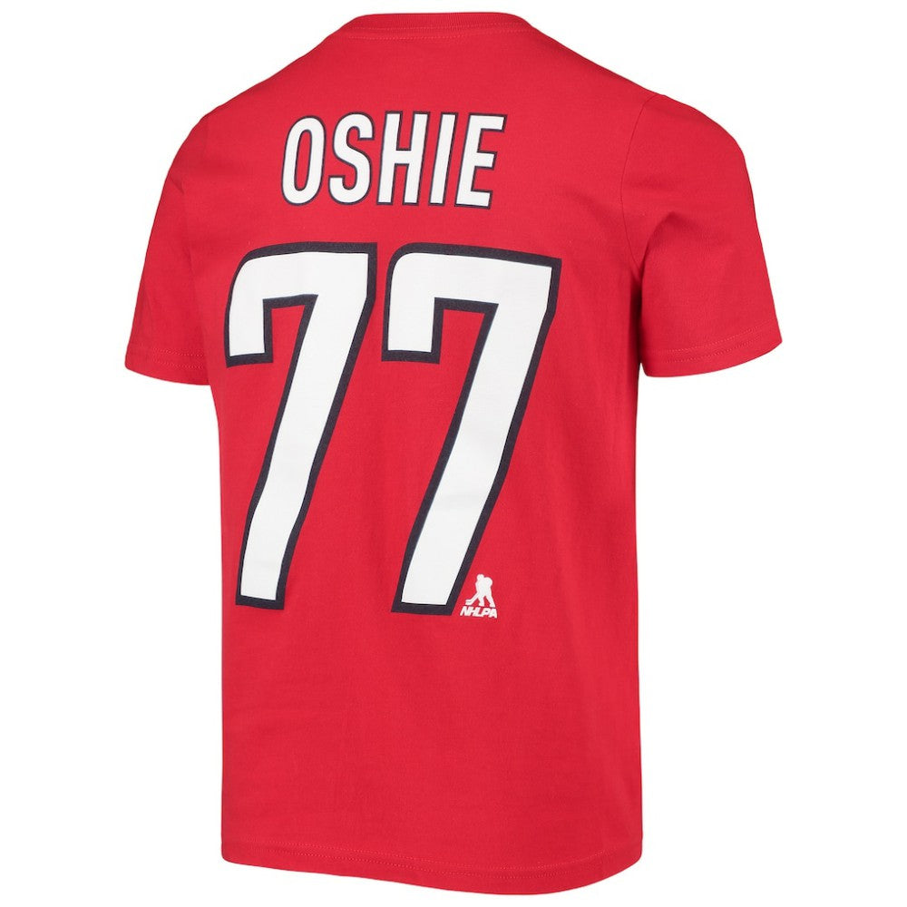 TJ Oshie Washington Capitals Youth Player Name & Number T-Shirt - Red | NHL Clearance