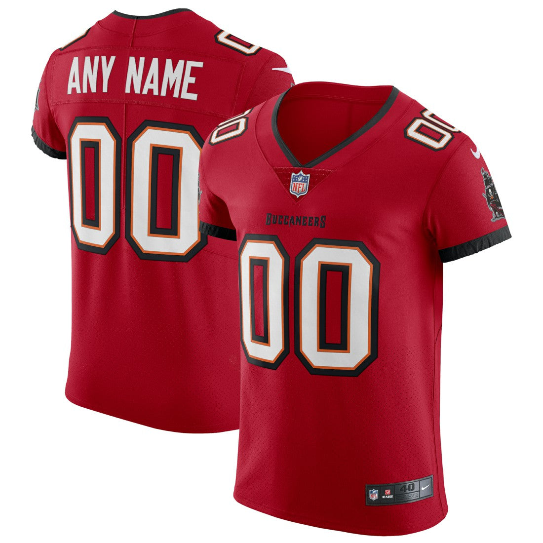 Tampa Bay Buccaneers Vapor Elite Custom Jersey - Red - Nike