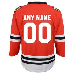 Chicago Blackhawks Youth Replica Custom Jersey - Red | NHL near me