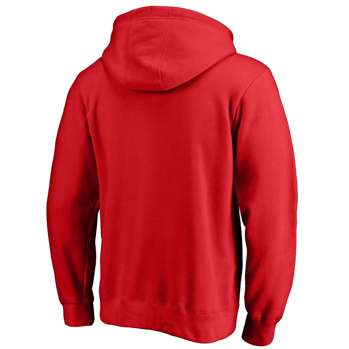Fanatics Washington Wizards Icon Primary Logo Fitted Pullover Hoodie Red