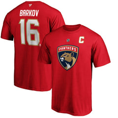 Aleksander Barkov Florida Panthers Fanatics Authentic Stack Player Name & Number T-Shirt - Red | Fanatics online