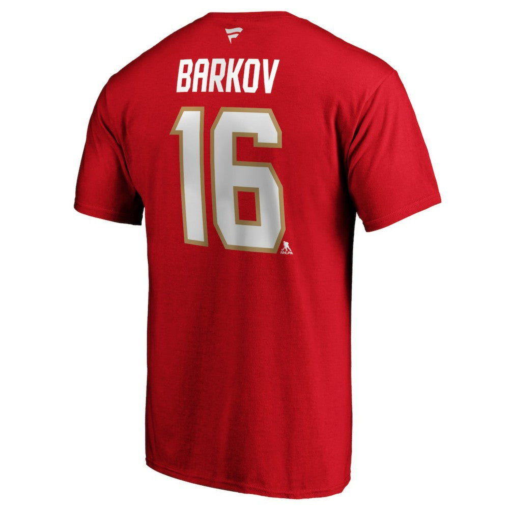 Aleksander Barkov Florida Panthers Fanatics Authentic Stack Player Name & Number T-Shirt - Red | Fanatics online