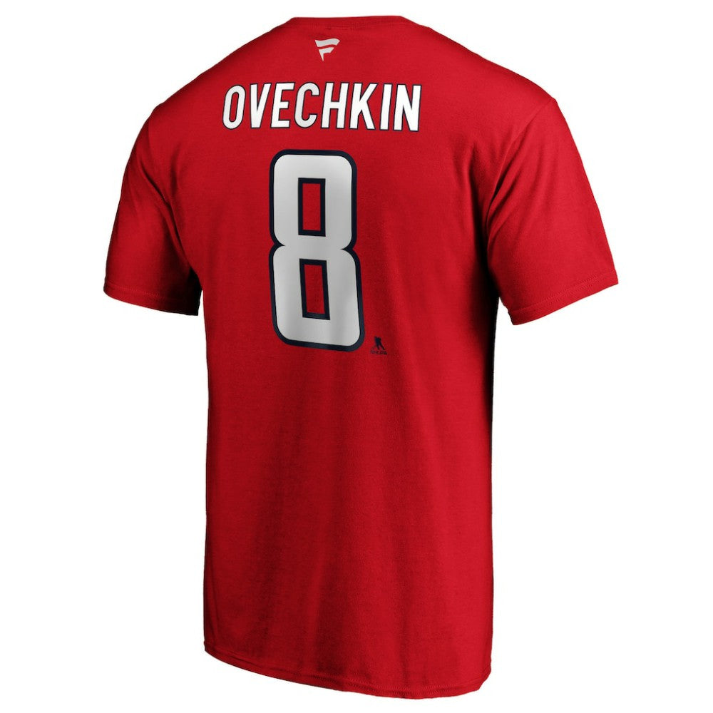 Alexander Ovechkin Washington Capitals Fanatics Authentic Stack Player Name & Number T-Shirt - Red | Fanatics online