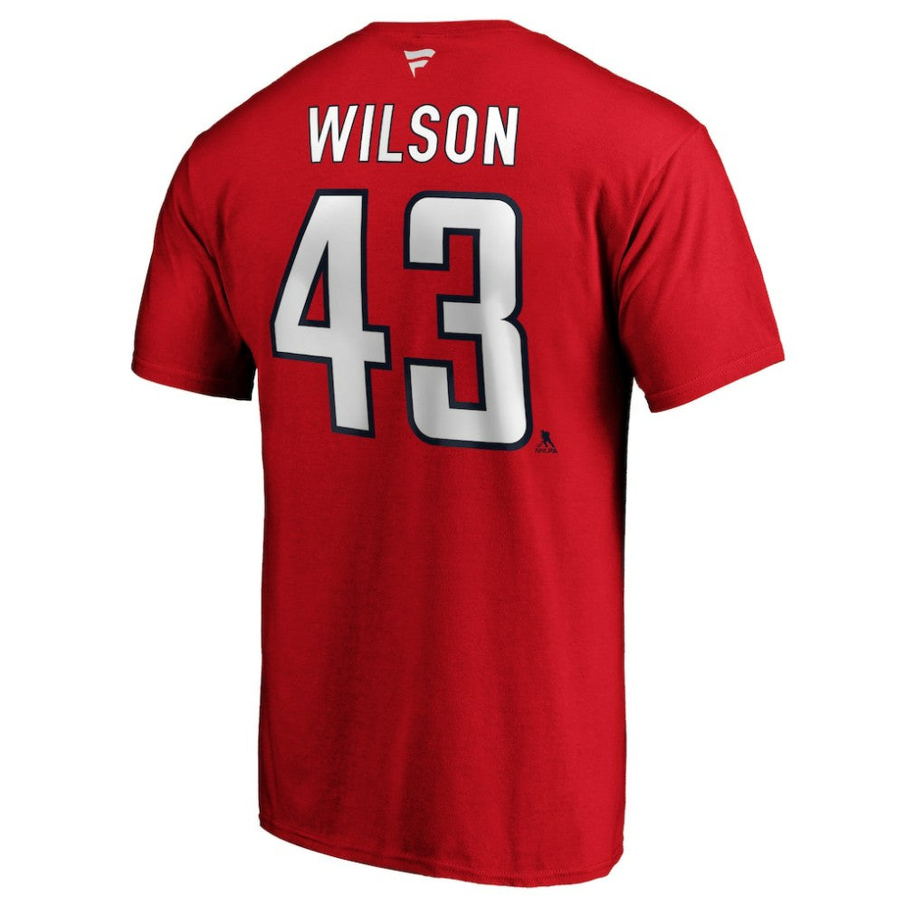 Tom Wilson Washington Capitals Fanatics Authentic Stack Player Name & Number T-Shirt - Red | Fanatics on sale