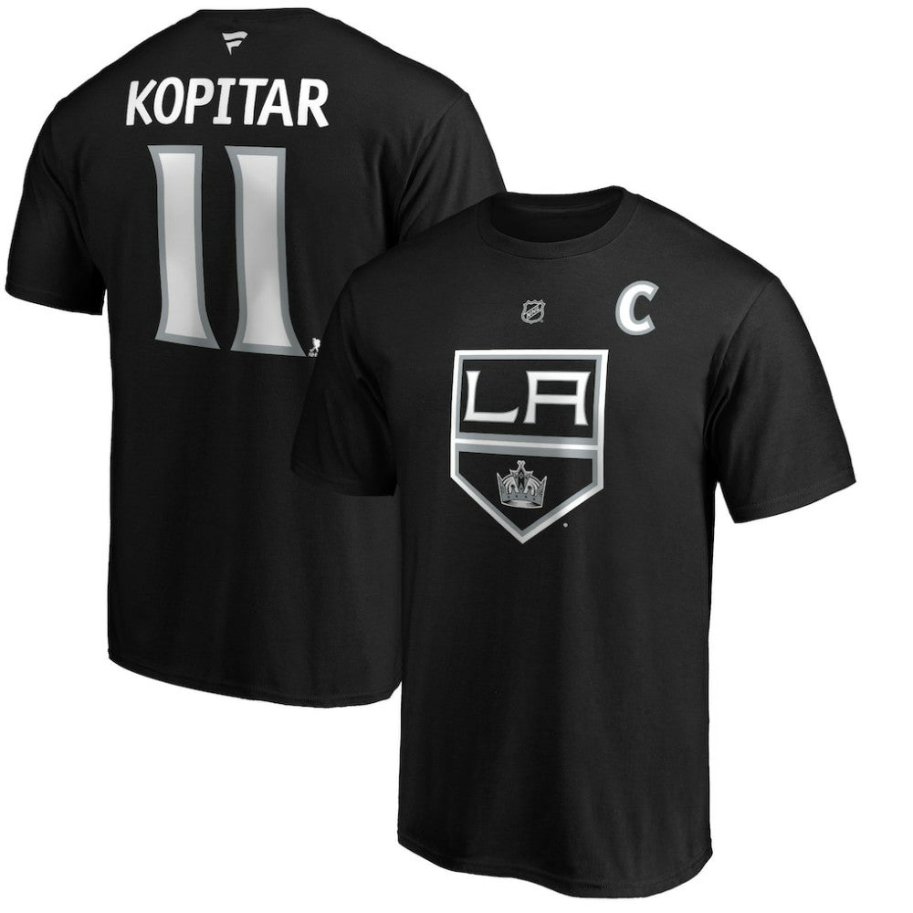 Anze Kopitar Los Angeles Kings Fanatics Authentic Stack Player Name & Number T-Shirt - Black | Fanatics Clearance