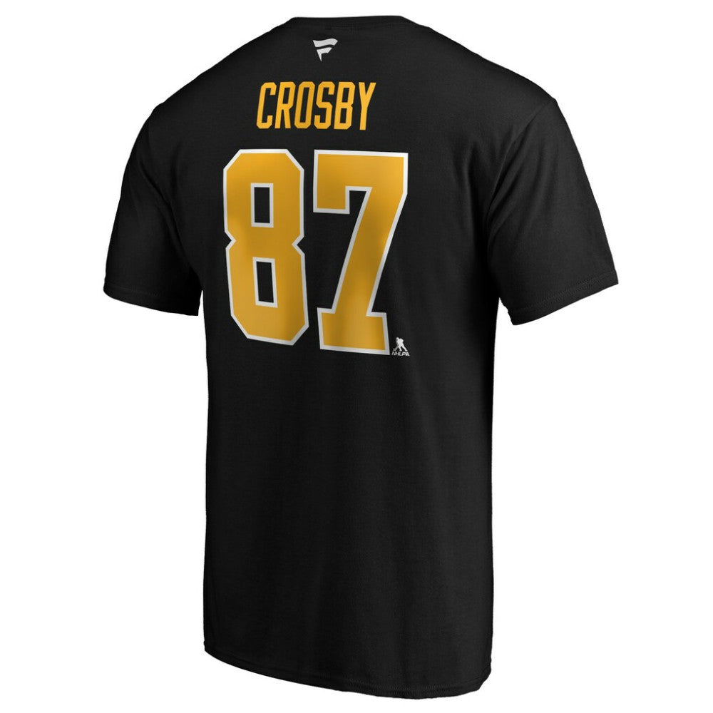 Sidney Crosby Pittsburgh Penguins Fanatics Authentic Stack Player Name & Number T-Shirt - Black | Fanatics near me