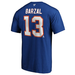 Mathew Barzal New York Islanders Fanatics Authentic Stack Player Name & Number T-Shirt - Royal | Fanatics online