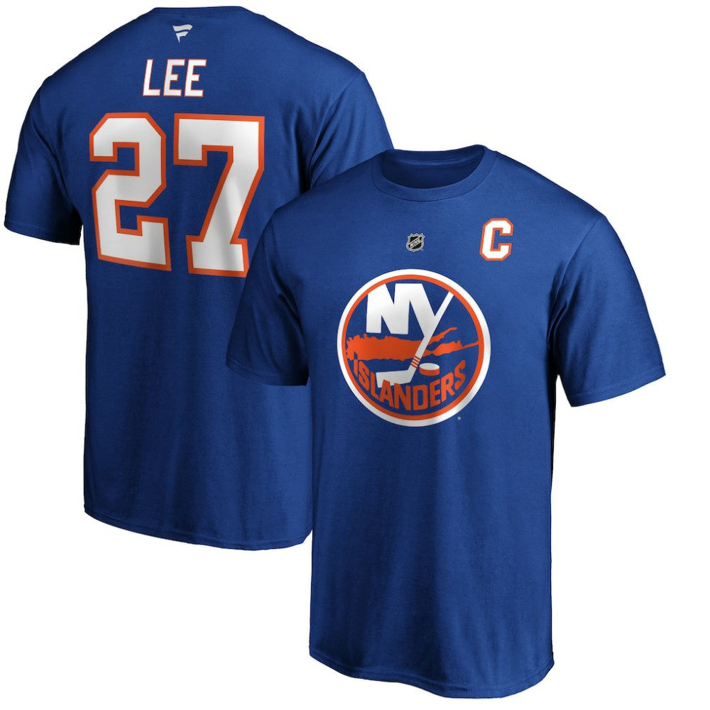 Anders Lee New York Islanders Fanatics Authentic Stack Player Name & Number T-Shirt - Royal | Fanatics discount